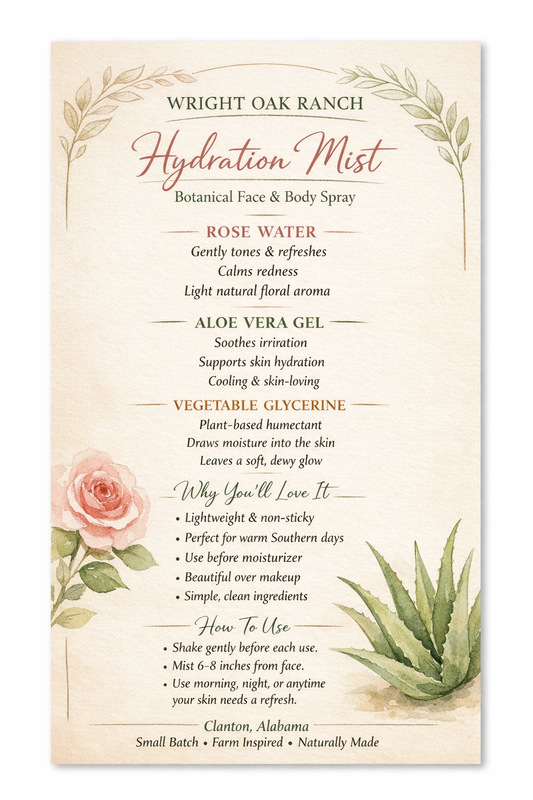 Hydration Mist 4oz