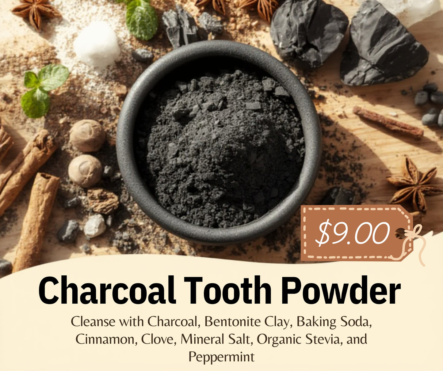 Charcoal Tooth Powder