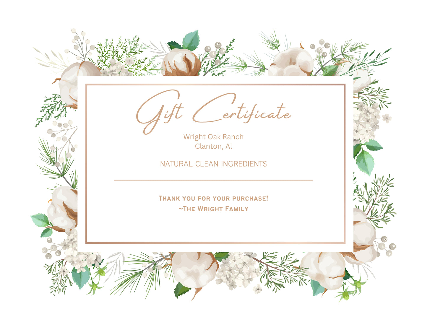 Gift Certificate