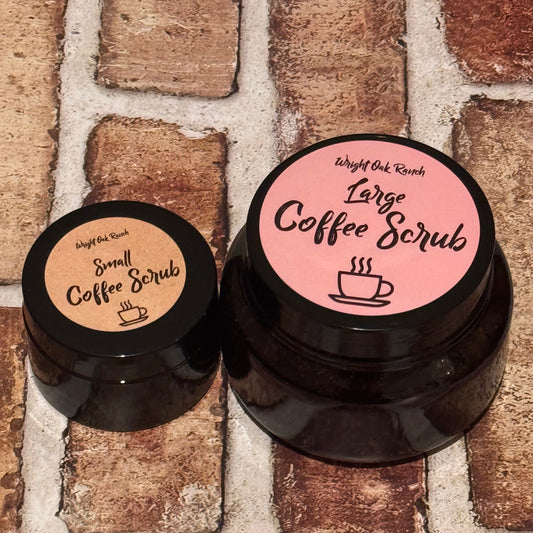 Large Coffee Sugar Scrub